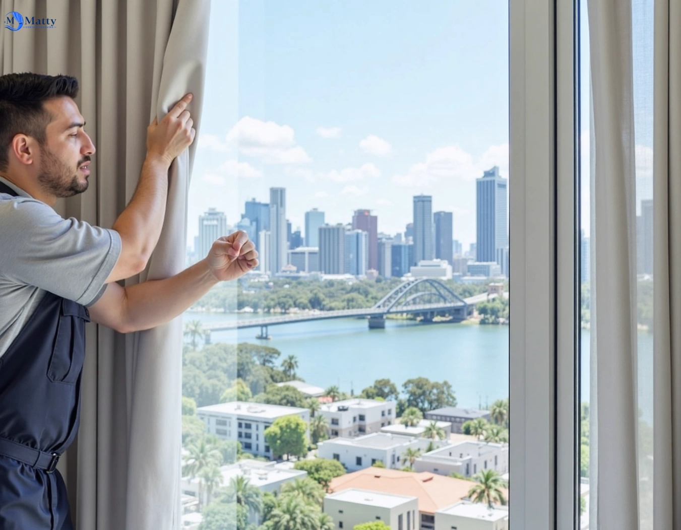 Professional curtain steam cleaning service belrose-nsw QLD by Matty Curtain Cleaning