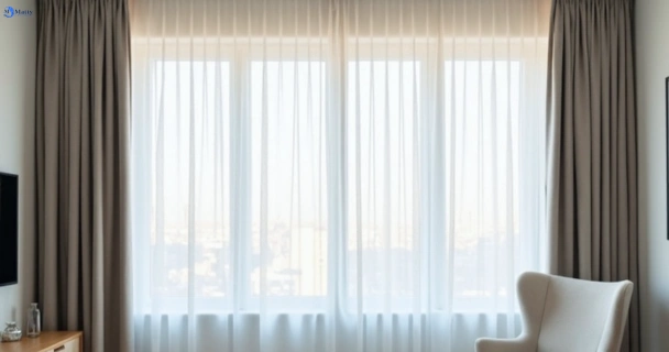Restored vibrant drapes in belrose-nsw QLD after Matty Curtain Cleaning